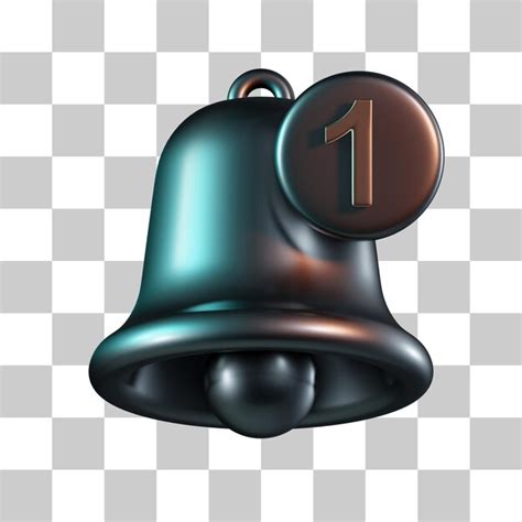 Premium Psd Bell Notification D Icon