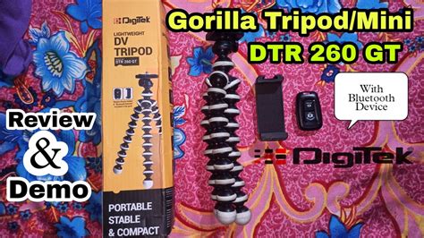 Digitek DTR 260 GT Tripod Review Best Gorilla Tripod For Vlogging