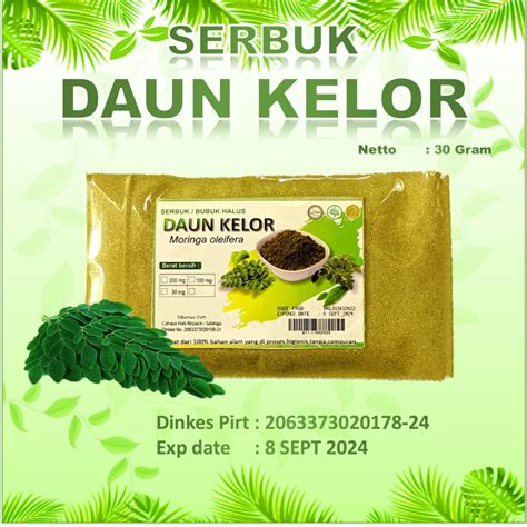 Jual Serbuk Daun Kelor Bubuk Herbal Original Moringa Murni Masker