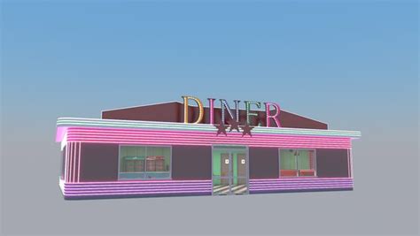 Diner 3d Model Turbosquid 1775355