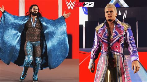 Wwe K Cody Rhodes Vs Seth Rollins Wrestlemania Entrances