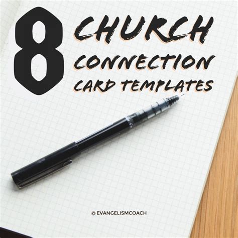 8 Church Connection Card Templates