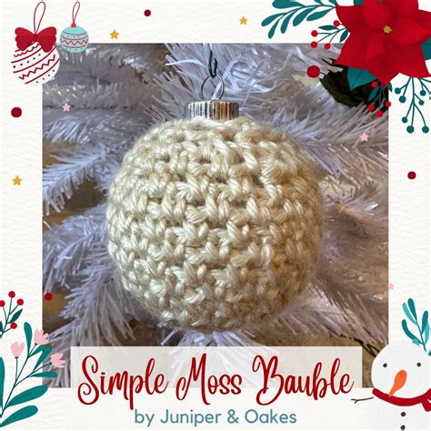 Granny Bauble Christmas Ornament Free Crochet Pattern Video