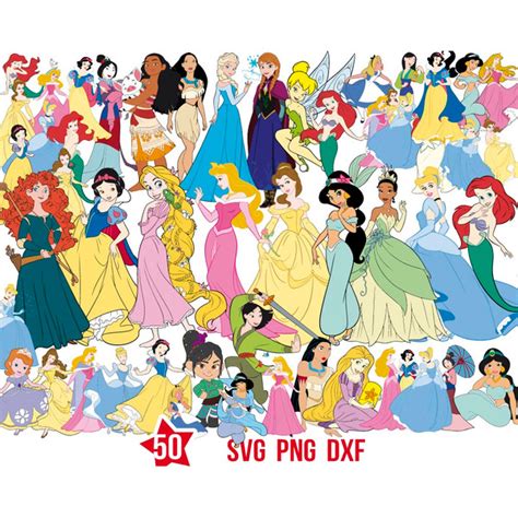 disney princess svg bundle for cricut, disney princess svg, - Inspire ...