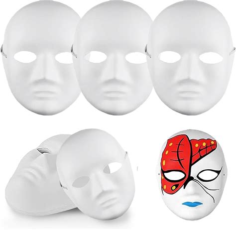 Lukiup St Ck Diy Wei E Papier Maske Maskerade Maske Halloween