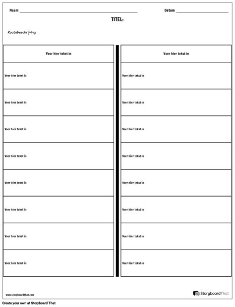 Kolommen Storyboard Door Nl Examples