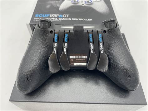 【目立った傷や汚れなし】scuf Impact スカフ インパクト Professional Gaming Controller Ps4対応コントローラー Black Sg402 02 の落札