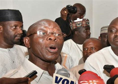 Breaking Elections Oshiomhole Wants Inec Reshuffled