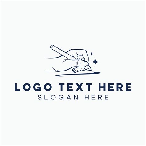 Hand Writing Pen Logo | BrandCrowd Logo Maker