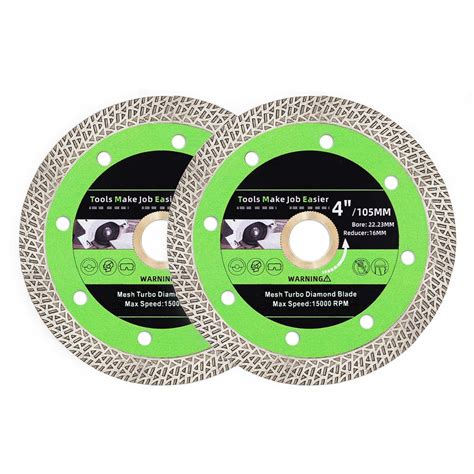 Diamond Saw Blades 4 Inch 105mm Cutting Disc For Dry Cutting