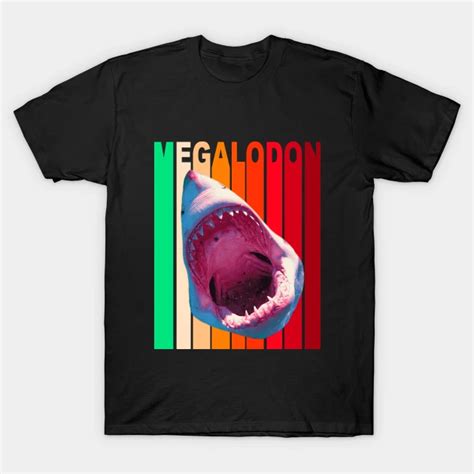 Megalodon Big Scary Shark Funny Shark Lover Halloween Megalodon T