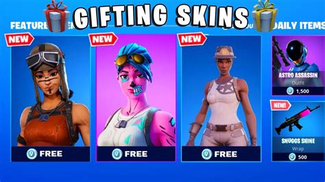 GIFTING NEW FORTNITE ITEM SHOP COUNTDOWN RIGHT NOW NEW SKINS May