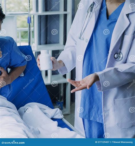 Doctor Telling To Patient Woman the Results of Her Medical Tests