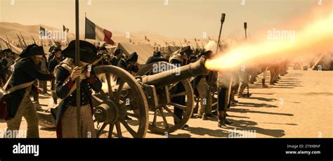 Battle scene still, "Napoleon" (2023). Photo credit: Apple Stock Photo ...