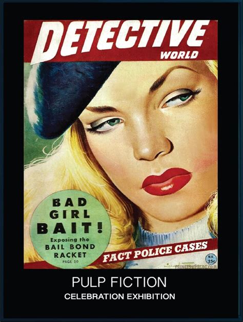 Giclée Prints DETECTIVE WORLD POSTER 1940 s Pulp Fiction Print Femme