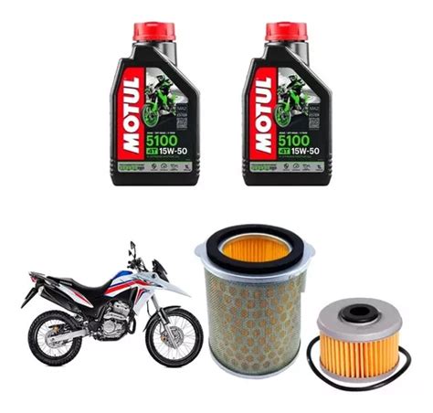 Kit Service Xre Motul Filtro Aceite Aire Sia