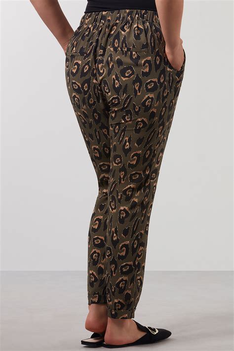 Femmes Pantalon imprimé léopard MS Mode