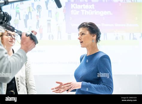 Pressekonferenz Des Bsw Bündnis Sahra Wagenknecht Vernunft Und