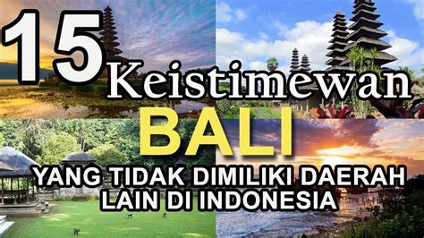 15 FAKTA UNIK TENTANG BALI YANG MUNGKIN BELUM KAMU KETAHUI YouTube