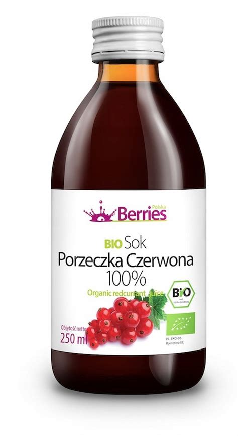 Bio Porzeczka Czerwona 100 Sok Ekologiczny 250 Ml Inna Marka Sklep