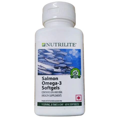 Buy Amway Nutrilite Salmon Omega 3 60 Softgels Online At Best Price In