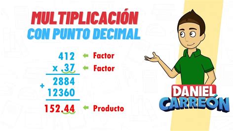 COMO HACER UNA MULTIPLICACIÓN CON PUNTO DECIMAL Super facil Para