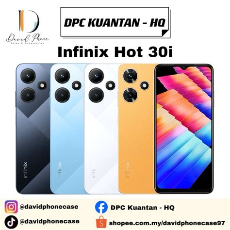 Infinix Hot 30i 4 4 8GB Ram 128GBrom 6 56 90Hz 18w Charging 5000mAh Battery13MP Main Camera