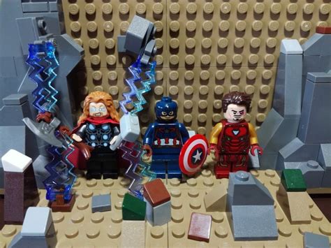 Endgame SPOILER !! Endgame Final Battle Lego MOC (not very good picture quality) | Amazing lego ...