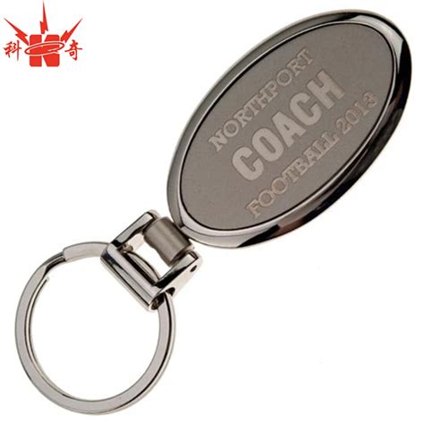 Oval Shaped Metal Engraved Stainless Steel Keychain Buy Engraved