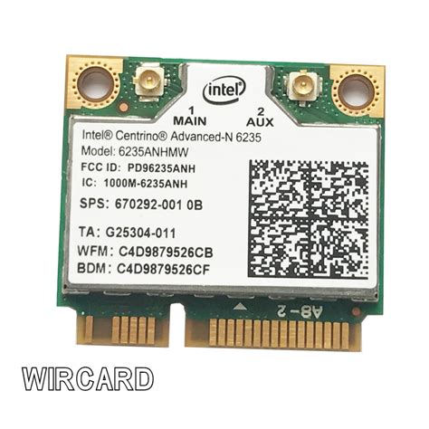 WIRCARD Laptop Wireless Lan Card For Intel Centrino Advanced N 6235