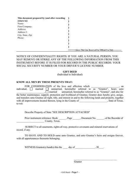 Texas T Deed ≡ Fill Out Printable Pdf Forms Online