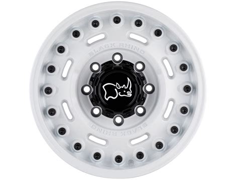 Black Rhino White Axle Wheels Rugged Ridge