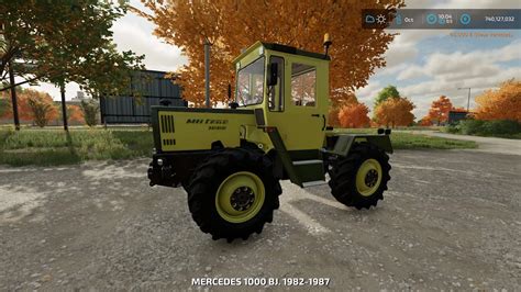 LS22 Mercedes Benz Trac 1000 1100 V1 1 1 0 Farming Simulator 22 Mod