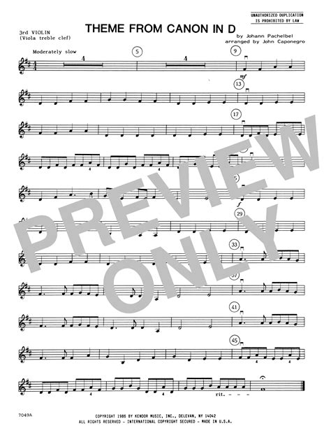 Canon In D Viola Sheet Music Ubicaciondepersonas Cdmx Gob Mx