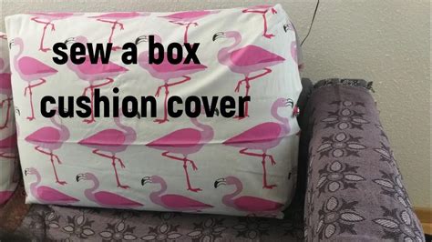 How To Sew A Box Cushion Cover Without Zip In Tamil Youtube