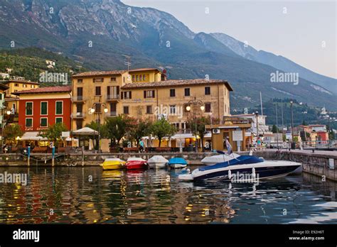 Malcesine at Lake Garda Stock Photo - Alamy