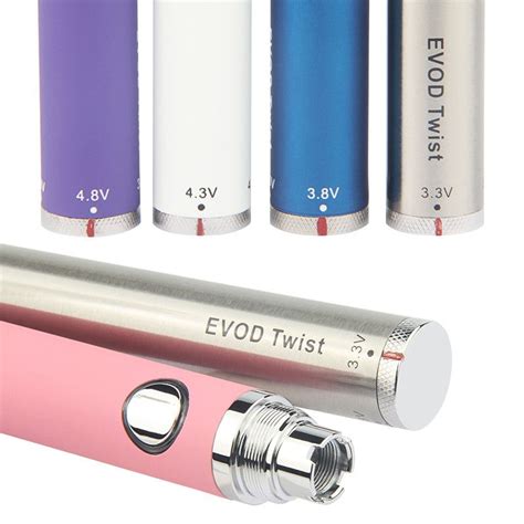 EVOD Twist Vape Battery 1100mAh Ego C Twist Vision II Evod VV Variable