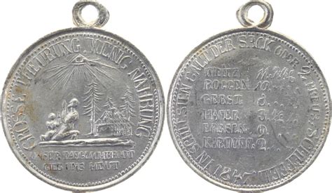 Zinn Medaille Medaillen Der Neuzeit Mit Bezug Auf Schlesien O