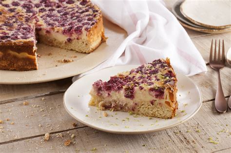 Kuchen sureño de frambuesas delicioso Recetas Nestlé