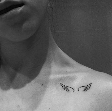 Angel tattoo 🖤 | Mini tattoos, Parmak dövmeleri, Inspiration tattoos