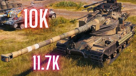 World Of Tanks AMX 50 B 10K Damage AMX 50 B 11 7K Damage Etc YouTube