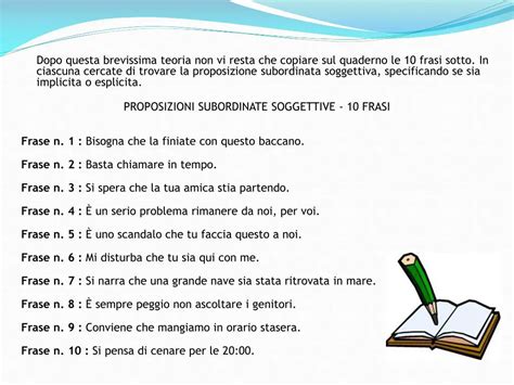 10 Frasi Con Subordinate Oggettive Ilmessaggeero