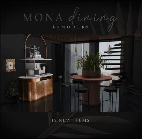 Mona Dining Set Atelier Tier Ledger Atelier In 2023 Dining Sims