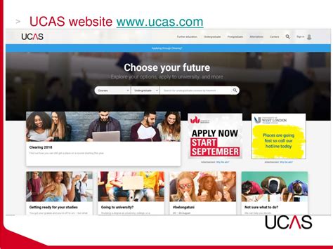 PPT HIGHER EDUCATION APPLYING THROUGH UCAS PowerPoint Presentation