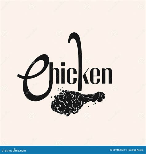 Chicken Food Logo Design Stock Illustration Illustration Of Cartoon