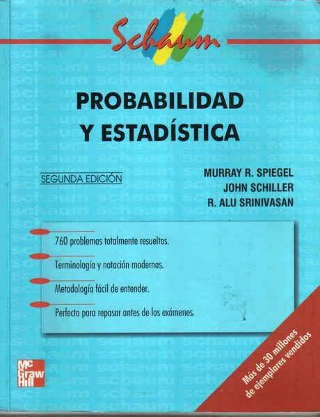 Probabilidad Y Estad Stica Spanish Edition By Murray R Spiegel