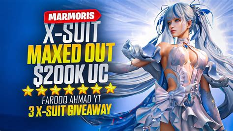 Marmoris X Suit Star Maxed Out X Suit Giveaway Pubg Mobile