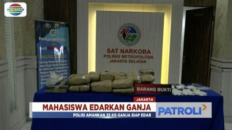 Polisi Tangkap Mahasiswa Pengedar Ganja Di Kampus Kawasan Lenteng Agung