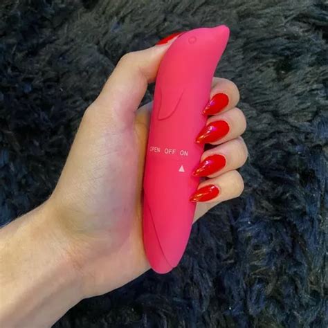 Vibrador Delf N Vibrador Massageador Golfinho Ponto G Toque Aveludado