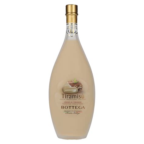 Bottega Crema al TIRAMISÙ Cream Liqueur 17 Vol 0 5l